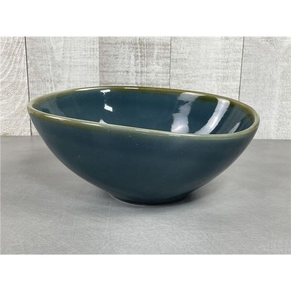 70oz, 10.5" Blue Terrastone Bowls - Lot of 6 &FJ351/R3-2