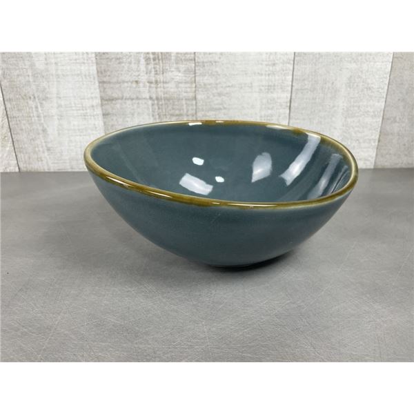35oz, 8.5" Blue Terrastone Bowls - Lot of 12 &FJ352/R2-2
