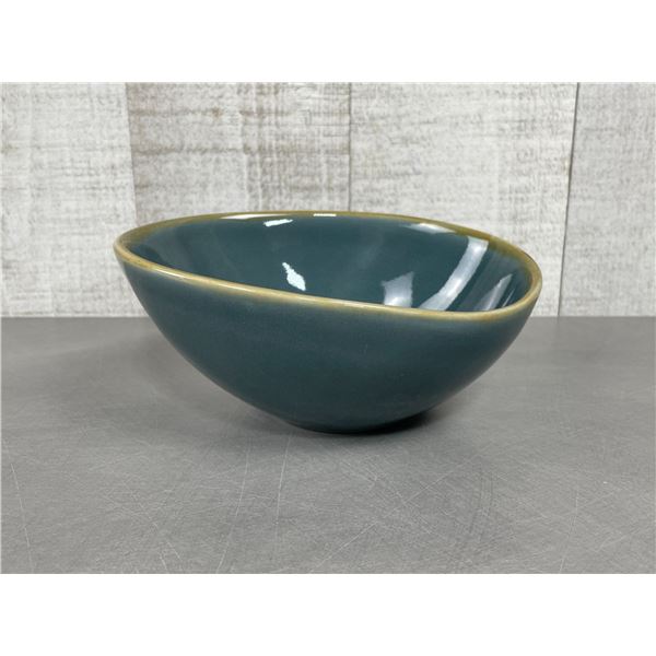15oz, 6.5" Blue Terrastone Bowls - Lot of 24 &FJ353/R3-2