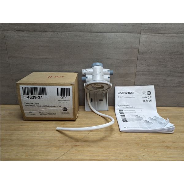 Everpure Claris Filter Head, Input Left/Output Right &Front 3