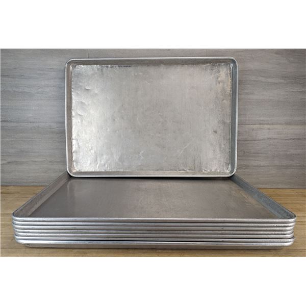 Full Size 18 Gauge 18" x 26" Sheet Pans - Lot of 8 &AA Tray-4/CC3