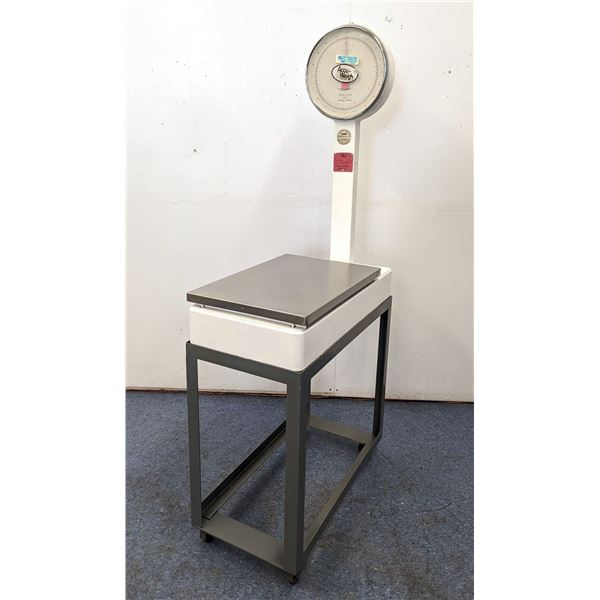 Accu-Weigh BD/11-100PK 100lb Platform Scale On Stand With Wheels &L2-24