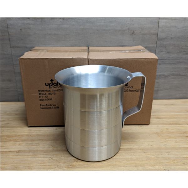 Update 2qt Aluminum Bakers Measuring Cups - Lot of 2 &Front MC-1