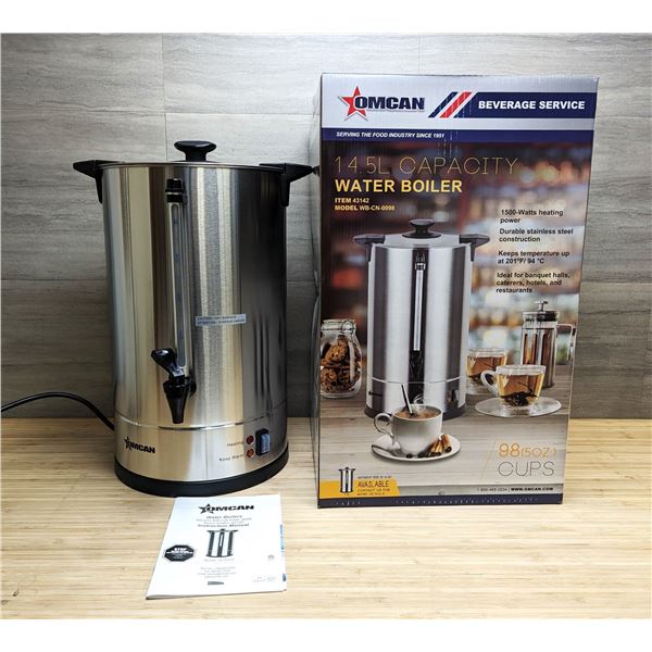 14.5L Water Boiler, Omcan 43142 &MR6-2