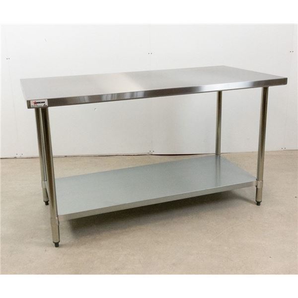 30" x 60" Stainless Work Table, Omcan 22074 &MR5-1