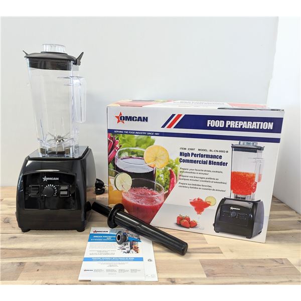 2hp Commercial Blender, Omcan 23997 &MR2-1