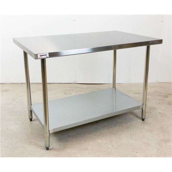 30  x 48  Stainless Work Table, Omcan 22073 &MR6-1