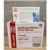 Image 1 : Synguard Nitrile Powder Free Blue Exam Gloves, Size X-Large - Lot of 1000 &