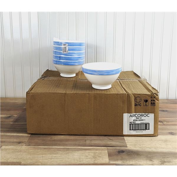 17.25oz Blue Jean Bowls, 5-1/8", Arcoroc H3619 - Lot of 36 &L8-CC7/H3619