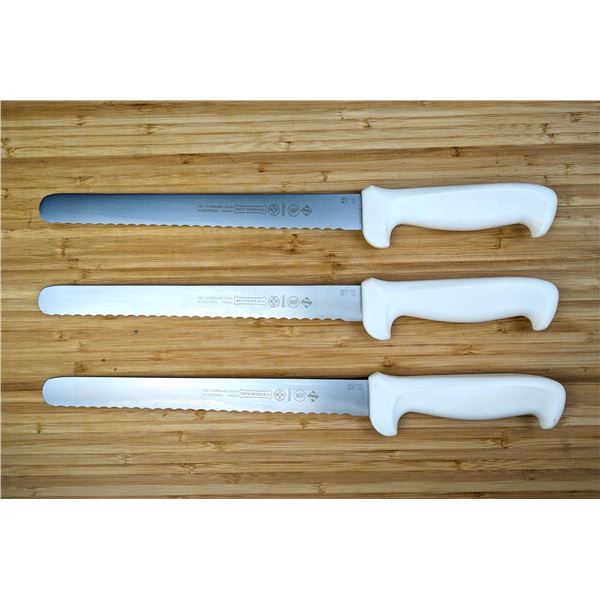 10" Serrated Edge Knives - Lot of 3 &W562710E/Frknif