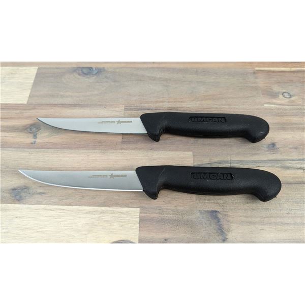 4.75" Poultry Knives Poly Handle, Omcan 12383 - Lot of 2 &12383/FR-Knives