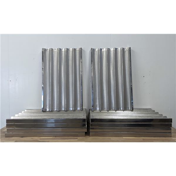 5 Baguette Baking Trays - Lot of 10 &Pallet