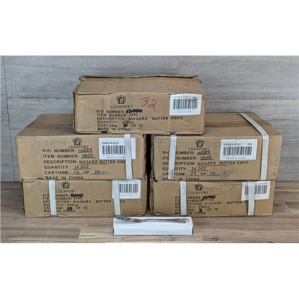 Johnson Rose Niagara Butter Knives - Lot of 60 (5 Boxes) &JR 2869/LBD-E-1