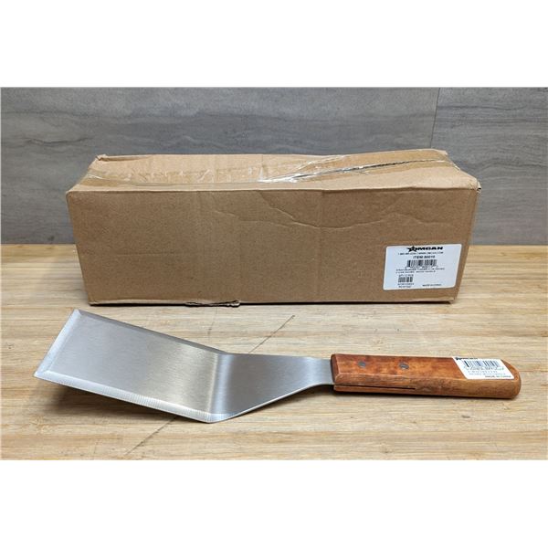 4-1/8" x 3-3/4" Stainless Turners, Omcan 80019 - Lot of 4 &L4-3