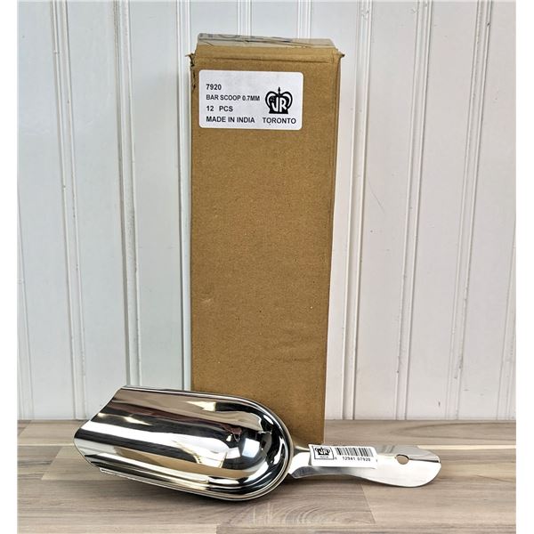 4oz Stainless Ice Scoops - Lot of 12 &JR 7920/ CC3-4