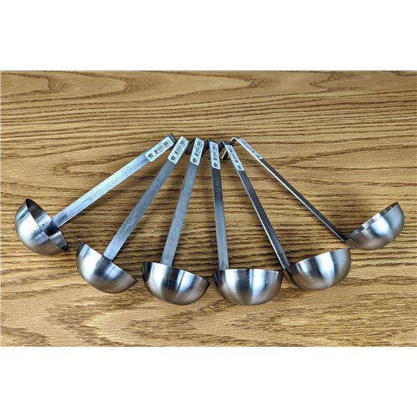 2oz Stainless Short Handle Ladles - Lot of 6 &73002/ CC3-4,5