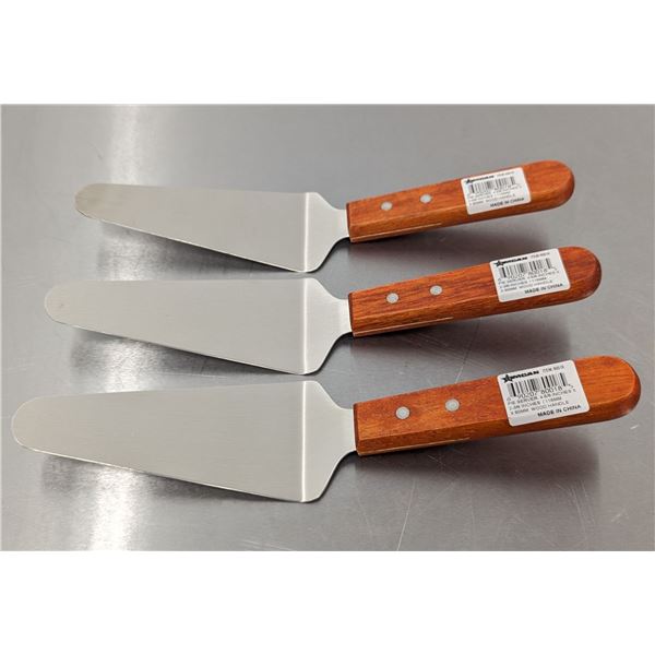 Pie Servers, Omcan 80018 - Lot of 3 &L7R-3