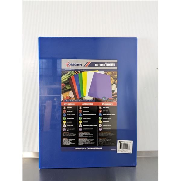15" x 20"  Blue Cutting Board, Omcan 41203 &L12-B