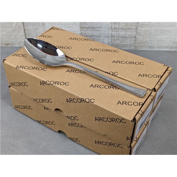 Taylor 8-1/4'' Dinner Spoons, Arcoroc FK602 - Lot of 48 &L8-CC7