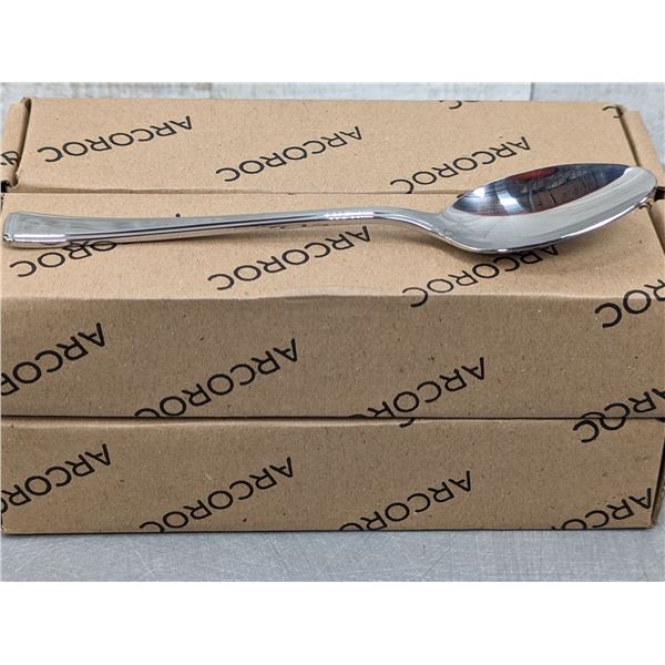 Taylor 6-7/8'' Teaspoons, Arcoroc FK628 - Lot of 48 &L8-CC7