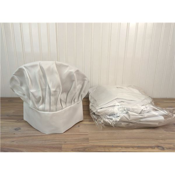 13" Chef's Hats - Lot of 12 &JR 30964/L7R-3