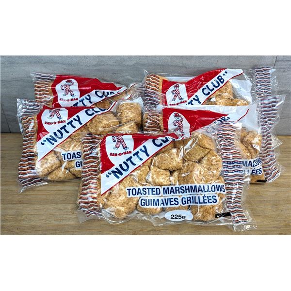 Nutty Club Toasted Marshamallows , 225g - Lot of 5 &Front D