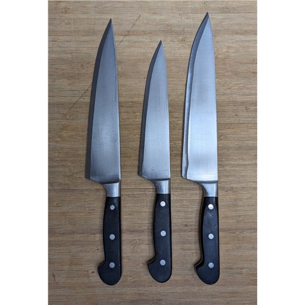 Forged Chef's Knives - Lot of 3 &
