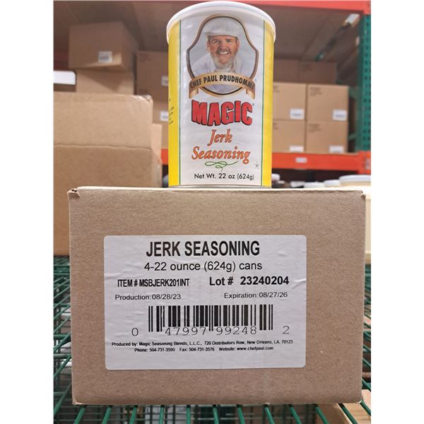 Jerk Seasoning Magic 624g - Lot of 4 (1 case) &EC6