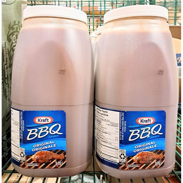 Kraft Original BBQ Sauce 3.78L - Lot of 2 &EC4