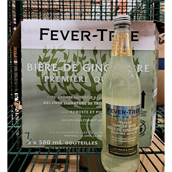 Fever-Tree Ginger Beer 500mL - Lot of 7 &EC3