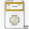 Image 1 : 1928 Standing Liberty Quarter PGA MS65