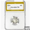 Image 1 : 1919 Mercury Silver Dime PGA MS66 FSB