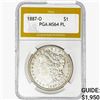 Image 1 : 1887-O Morgan Silver Dollar PGA MS64 PL