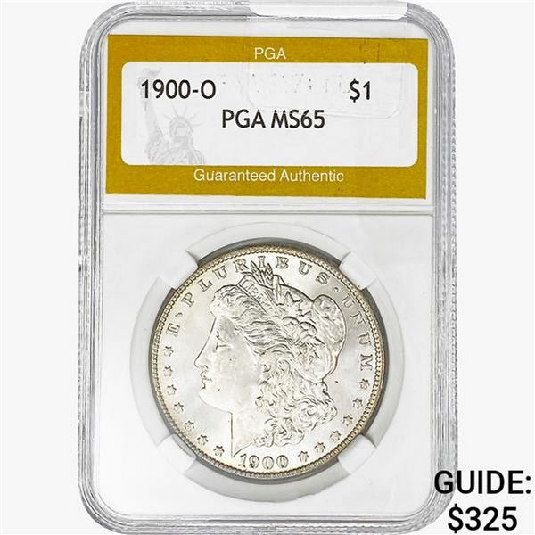 1900-O Morgan Silver Dollar PGA MS65