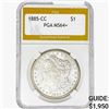 1885-CC Morgan Silver Dollar PGA MS64+