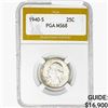 1940-S Washington Silver Quarter PGA MS68