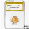 Image 1 : 1926-D Wheat Cent PGA MS64 RED