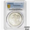 Image 1 : 1884-CC Morgan Silver Dollar PCGS MS64
