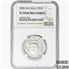 Image 1 : 2006-W $50 1/2oz. Plat. Eagle NGC PF70 UC