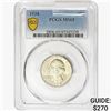 Image 1 : 1938 Washington Silver Quarter PCGS MS65