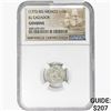 Image 1 : 1772-83 Mexico 1/2Reale El Cazador NGC Genuine Shi