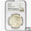 Image 1 : 1926-S Silver Peace Dollar NGC MS64+ Bellas COLL.