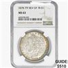 Image 1 : 1878 7TF Morgan Silver Dollar NGC MS63 REV 78