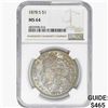 Image 1 : 1878-S Morgan Silver Dollar NGC MS64