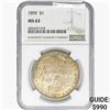 Image 1 : 1899 Morgan Silver Dollar NGC MS63