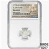 Image 1 : 1772-83 Mexico 1/2Reale El Cazador NGC Genuine Shi
