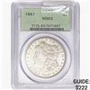Image 1 : 1887 Morgan Silver Dollar PCGS MS63