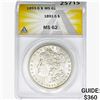 Image 1 : 1891-S Morgan Silver Dollar ANACS MS62