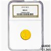 Image 1 : 1913 $2.50 Gold Quarter Eagle NGC MS61