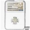 Image 1 : 1772-83 1/2 Reale Mexico El Cazador NGC Genuine Sh